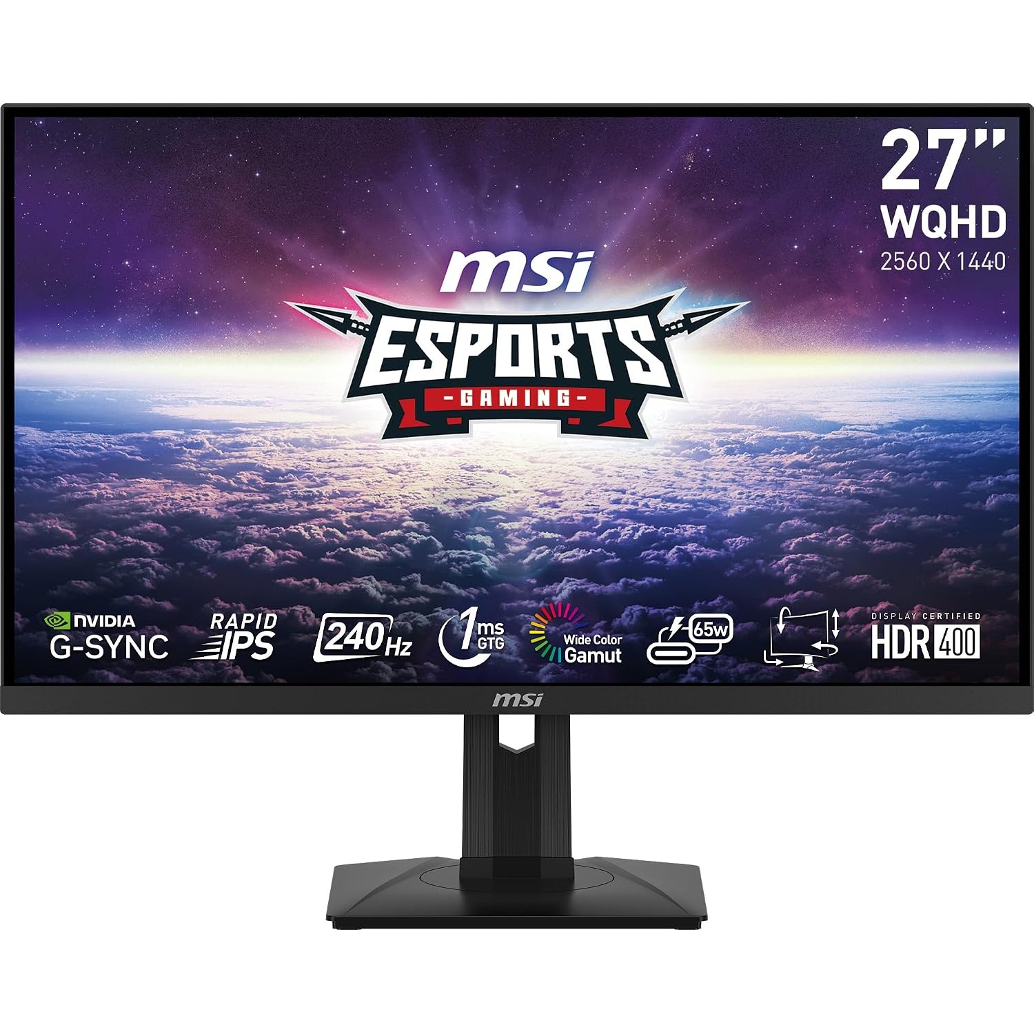 MSI 27" LED G274QPX 240Hz 1440P